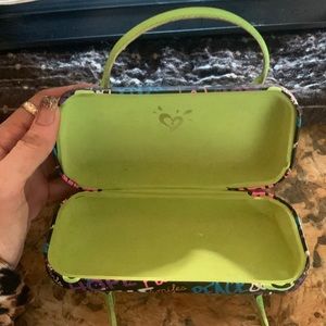 It’s a super cute handy dandy sunglasses case for kids or adults young at heart